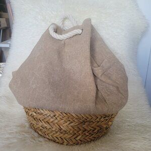 Sun 'n' Sand Linen Beach Bag